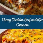 Cheddar-Crusted Ground Beef and Rice Casserole Recipe