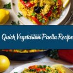 Vegetarian Paella (Vegan and ready in 30 minutes!) Recipe