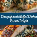 Cheesy Spinach Stuffed Chicken Breasts Recipe