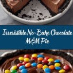 No-Bake Chocolate M&M Pie Recipe