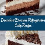 Brownie Refrigerator Cake Recipe