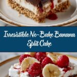No-Bake Banana Split Cake Recipe