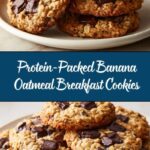 Banana Oatmeal High Protein Breakfast Cookies Recipe