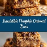 Pumpkin Oatmeal Bars Recipe