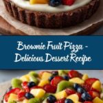 Brownie Fruit Pizza Recipe