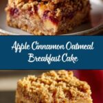 Healthy Breakfast Oatmeal Apple Cake Recipe