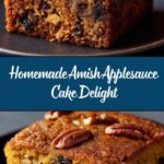Amish Applesauce Cake Recipe