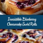 Blueberry Cheesecake Swirl Rolls Recipe