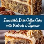 Date Coffee Cake with Walnuts & Espresso Recipe