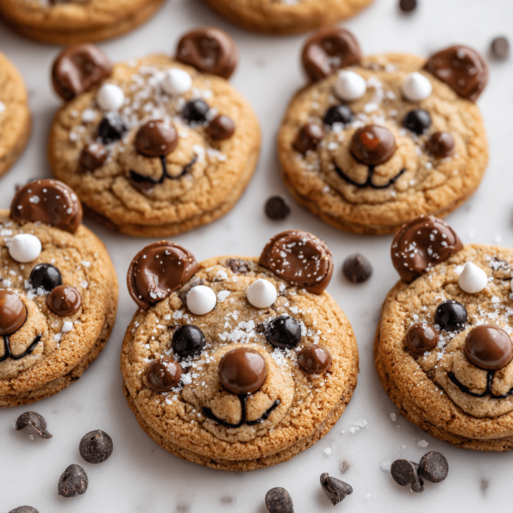 Chocolate Chip Teddy Bear Cookies Recipe