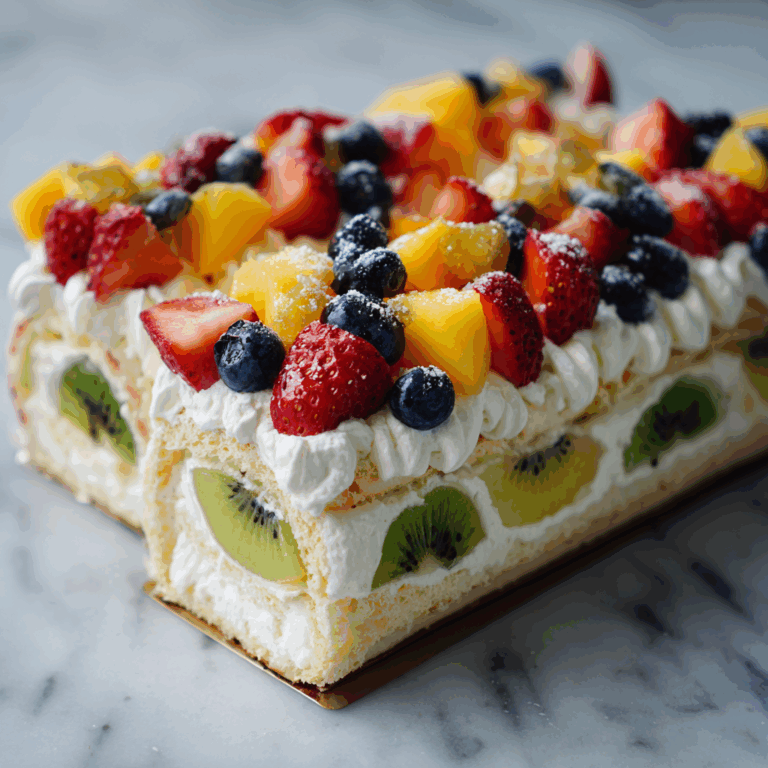 Cheesecake and Fruit Salad Recipe