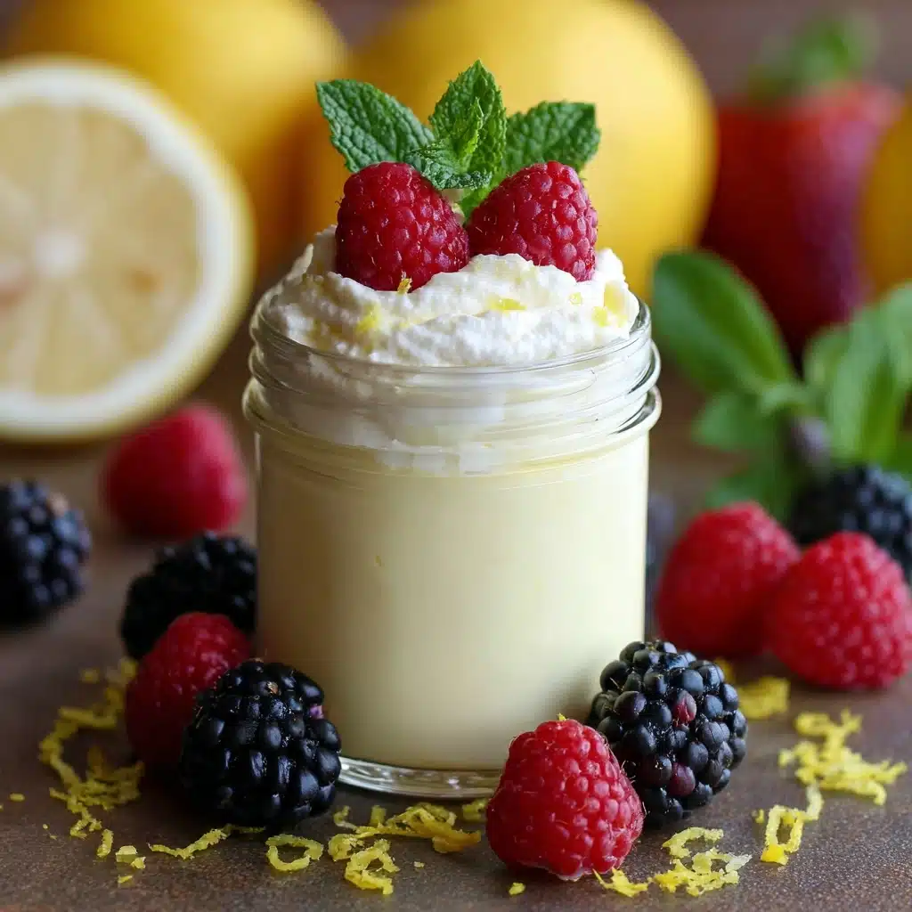 Lemon Whipped Greek Yogurt Recipe