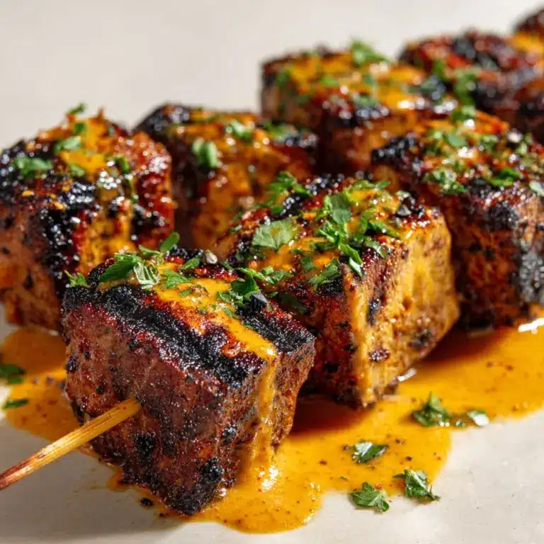 Peri Peri Chicken Skewers with a Butter Sauce Recipe