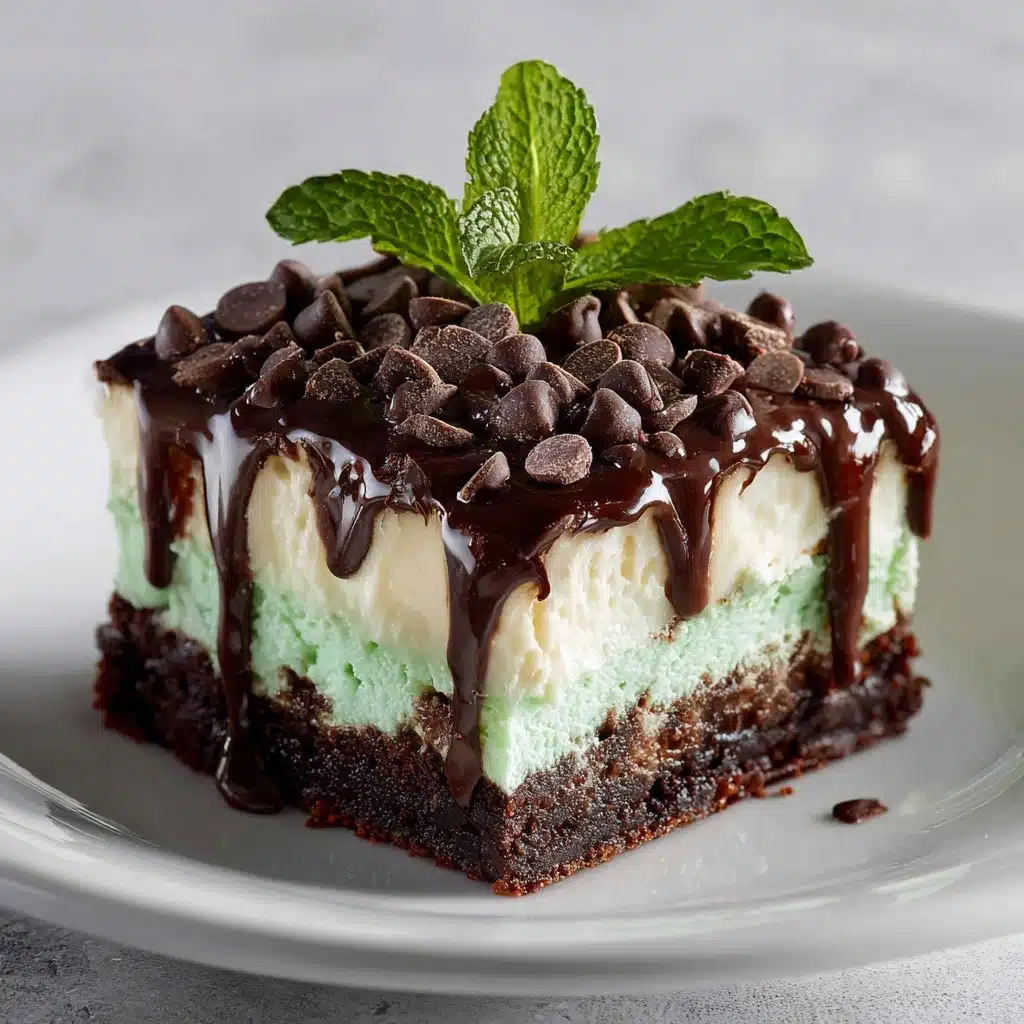 Mint Chocolate Poke Cake Recipe - Recipe Image