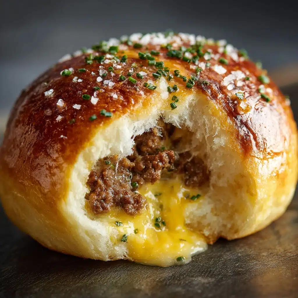 Garlic Parmesan Cheeseburger Bombs Recipe - Recipe Image