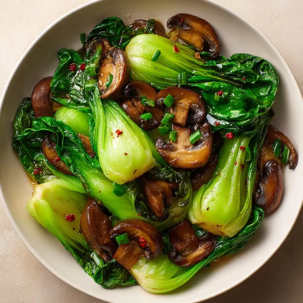 Bok Choy and Mushroom Stir-Fry Recipe
