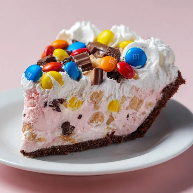 Pink Paradise: No-Bake M&M Snickers Cheesecake Recipe