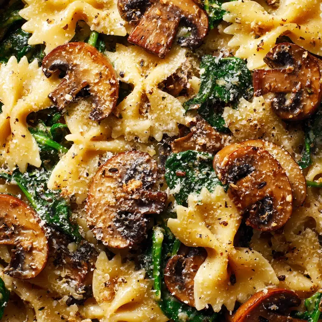 Parmesan Spinach Mushroom Pasta Skillet: An Amazing Ultimate Recipe