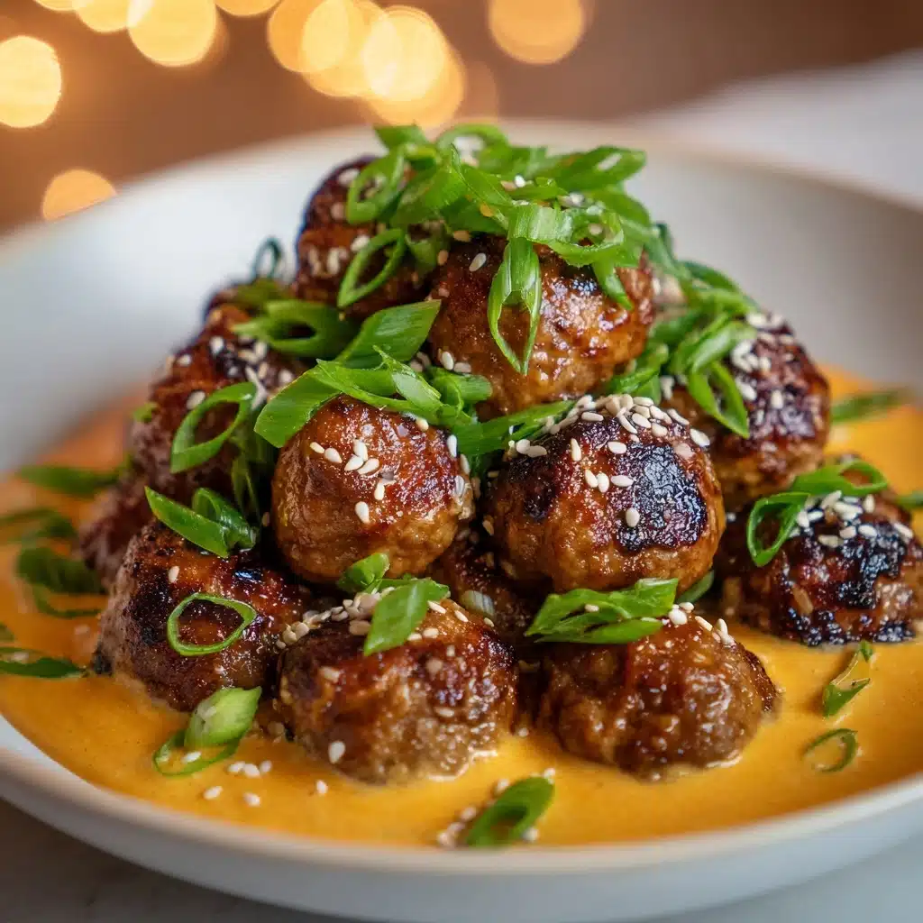 Korean BBQ Meatballs with Spicy Mayo Dip to Delight! Recipe