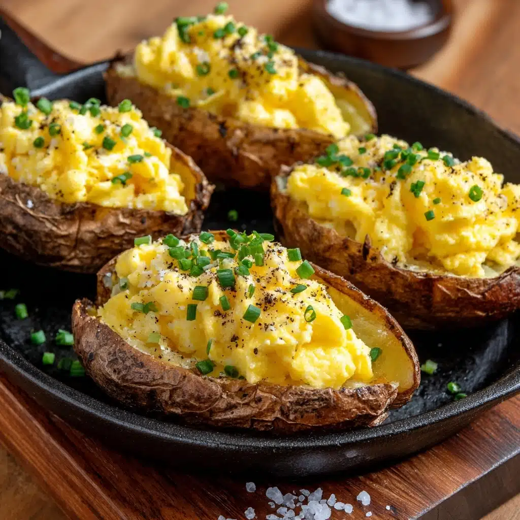 Scrambled Eggs with Grated Potato and Chives Recipe - Recipe Image