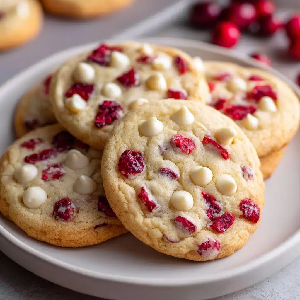 White Chocolate Cranberry Cookies Recipe - Recipe Image