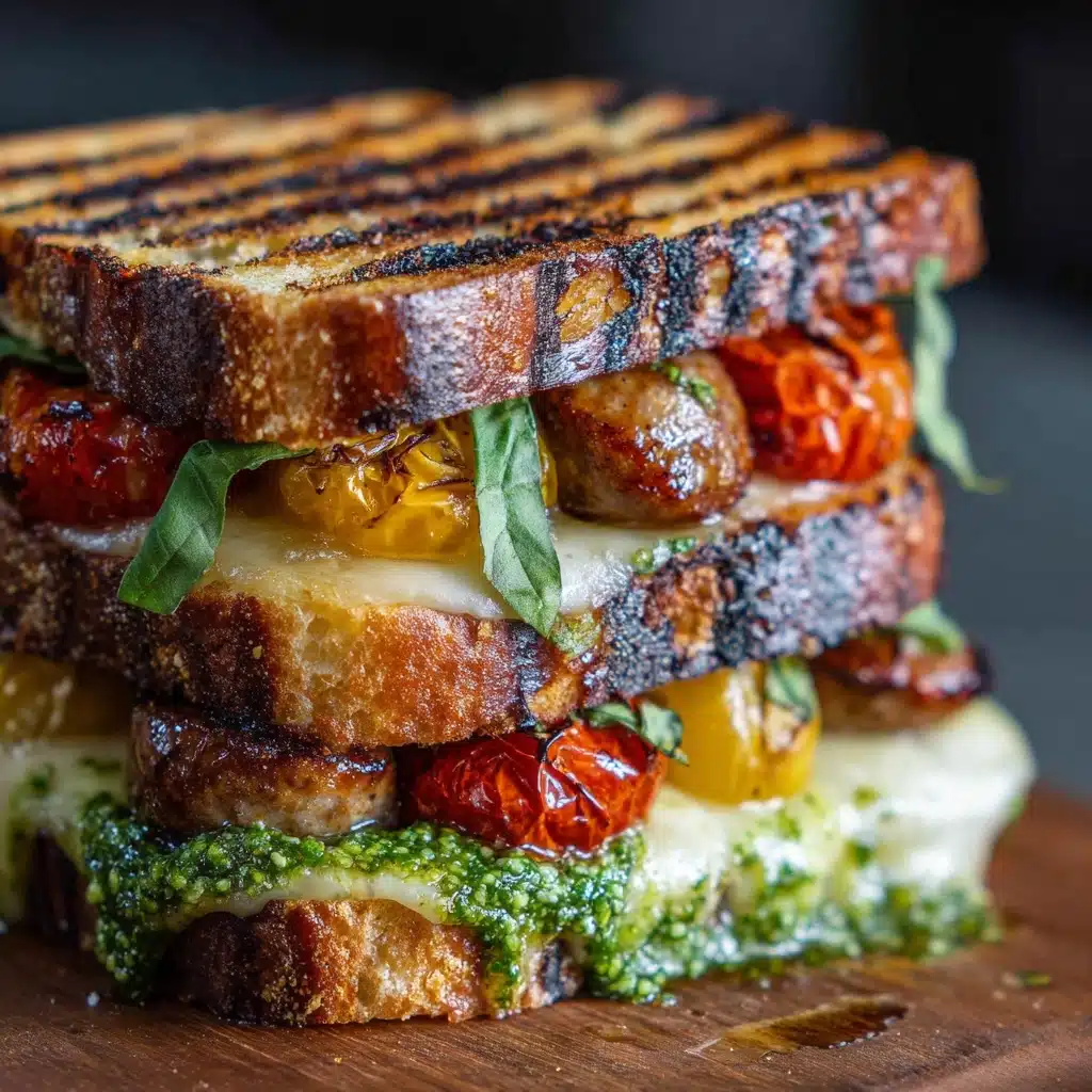 Toasted Tuscan Sausage Sandwich Recipe - Recipe Image