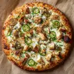 Spicy Chicken and Pickled Jalapeño Pizza Recipe