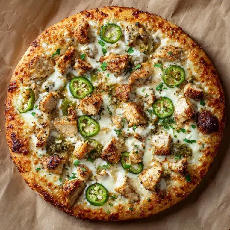 Spicy Chicken and Pickled Jalapeño Pizza Recipe