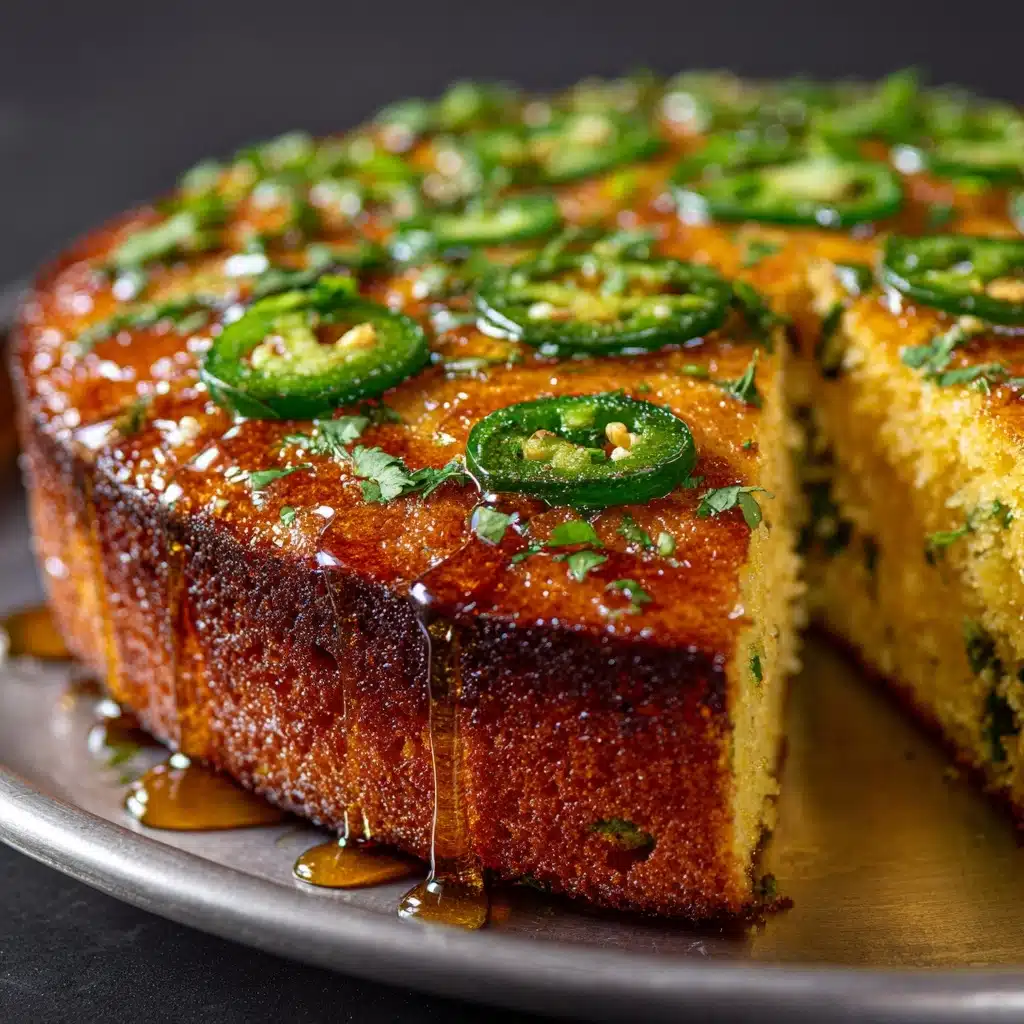 Jalapeño Cornbread with Tangy Lime Honey Glaze Recipe - Recipe Image