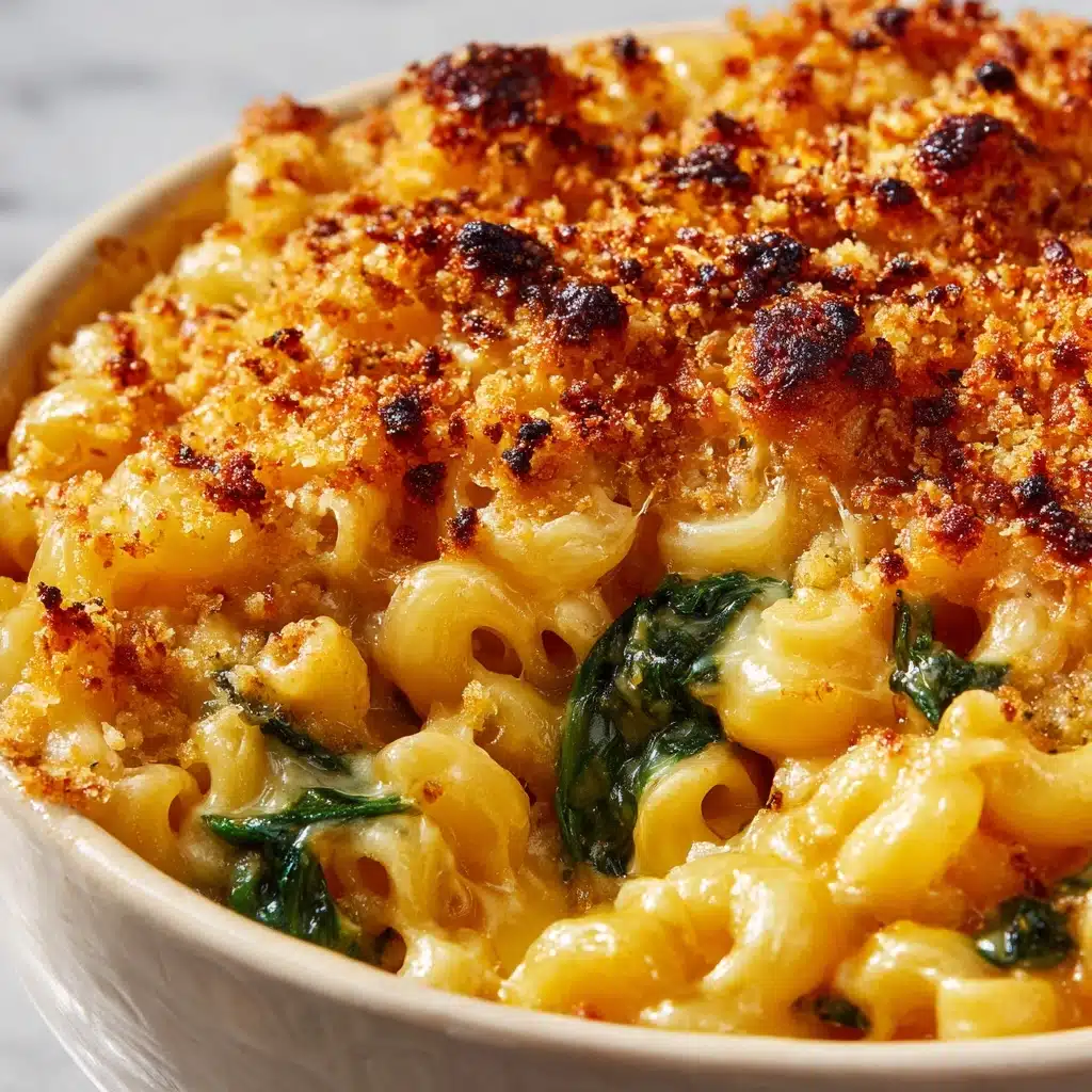 Swiss Chard and Roasted Garlic Mac and Cheese Recipe - Recipe Image