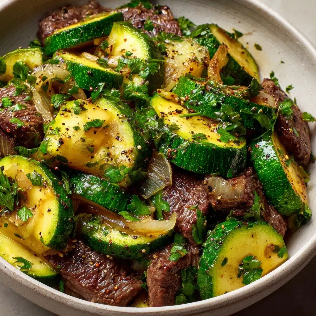 Beef & Zucchini Skillet Recipe - Recipe Image