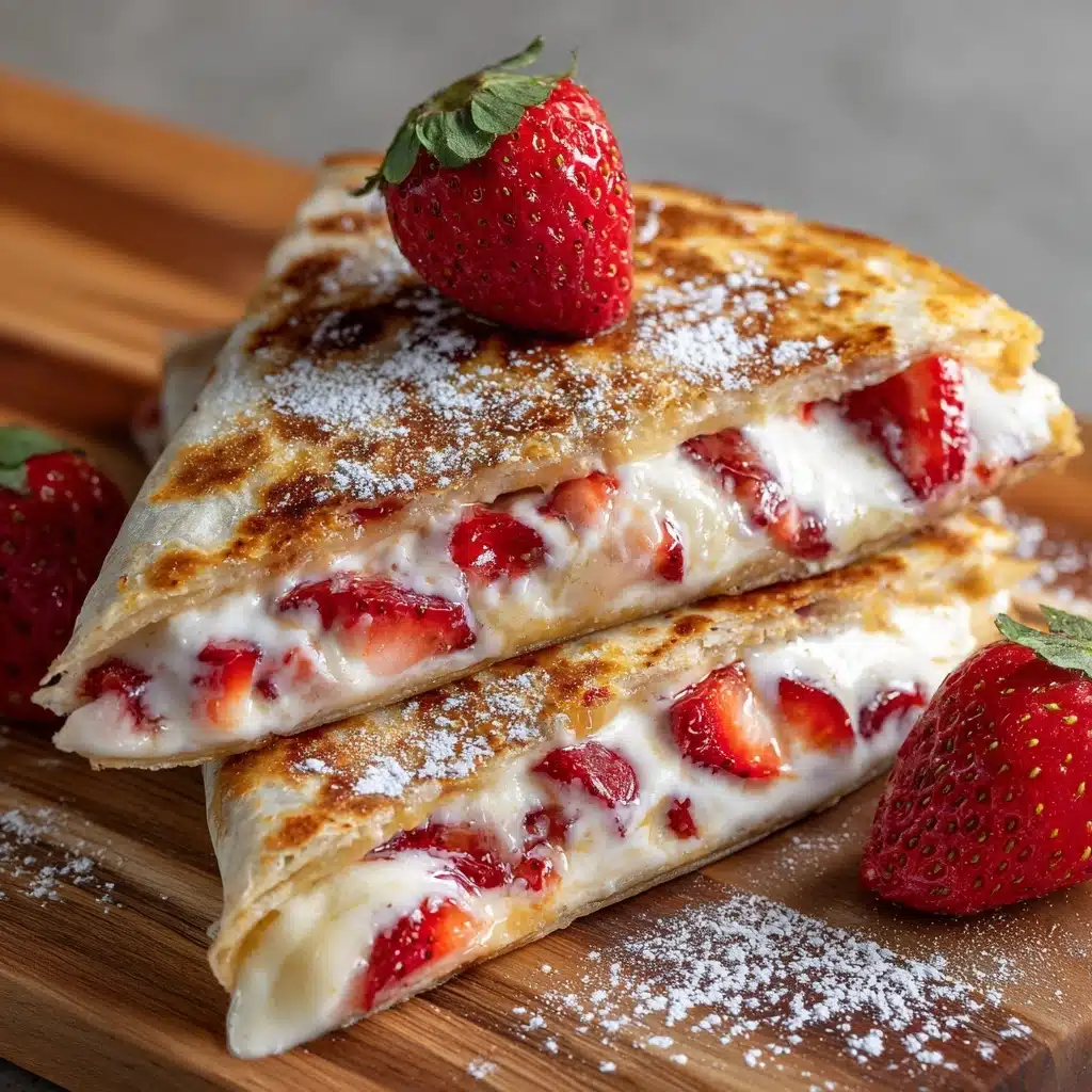Strawberry Cheesecake Quesadilla Recipe