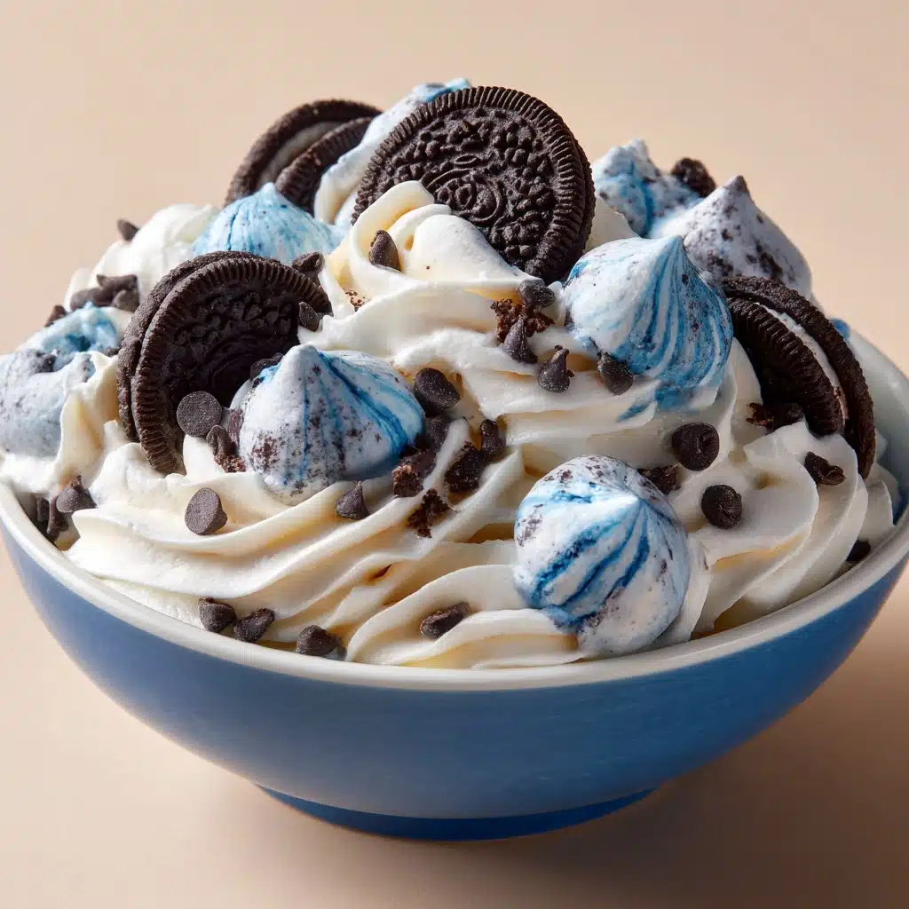 Cookie Monster Fluff Recipe - Recipe Image