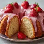 Strawberry Buttermilk Pound Cake Recipe