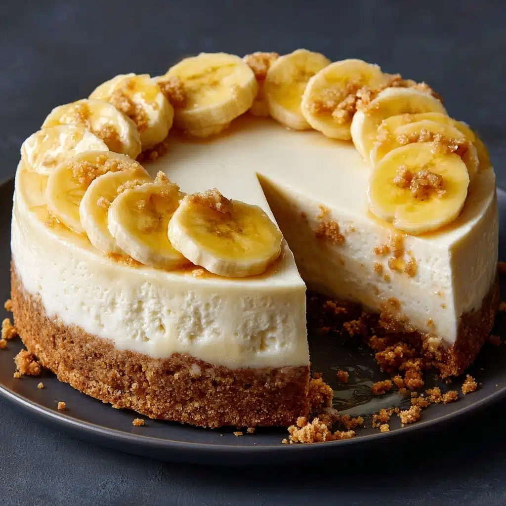Banana Cheesecake with Banana Cream Pie Topping Recipe