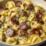 Sausage Tortellini Alfredo Recipe