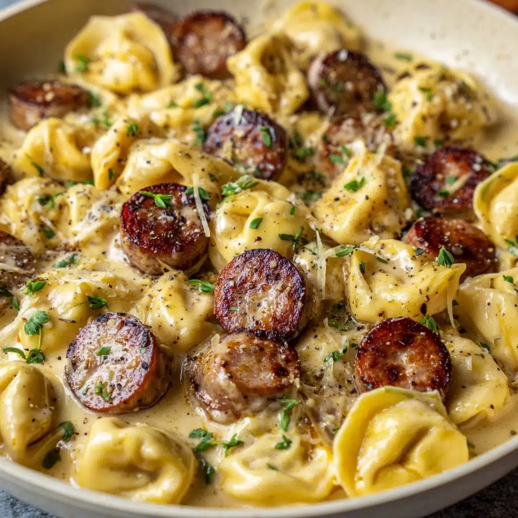 Sausage Tortellini Alfredo Recipe