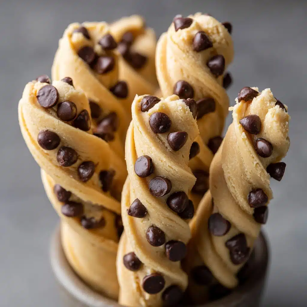 Chocolate Chip Cookie Dough Twists Recipe - Recipe Image