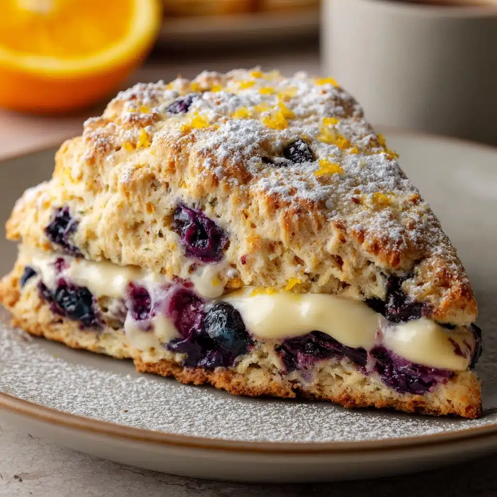 Cranberry Orange Sour Cream Scones Recipe - Recipe Image