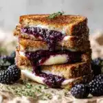 Blackberry Balsamic and Brie Grilled Cheese Recipe