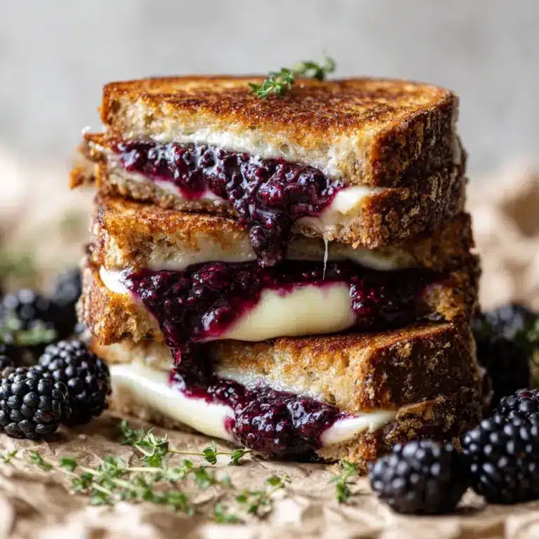 Blackberry Balsamic and Brie Grilled Cheese Recipe