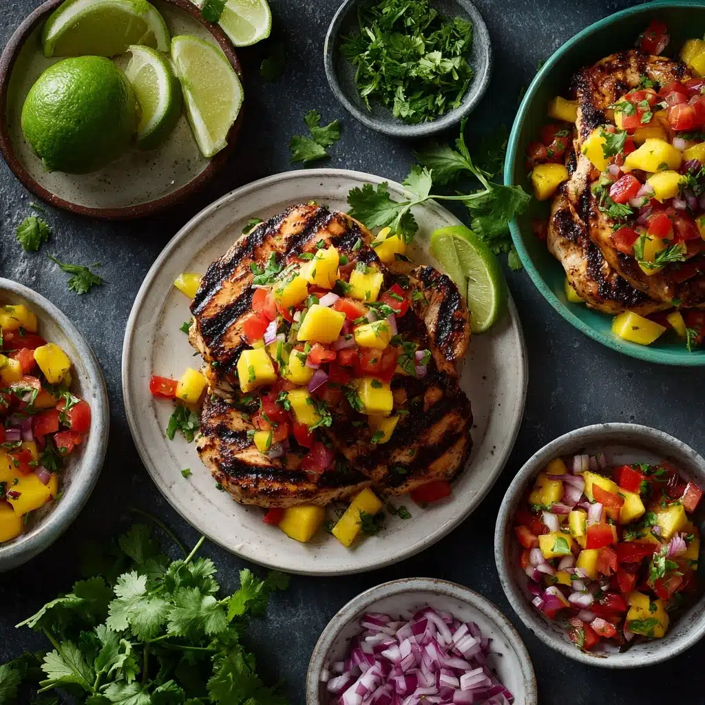 Grilled Chicken with Mango Salsa Recipe - Recipe Image