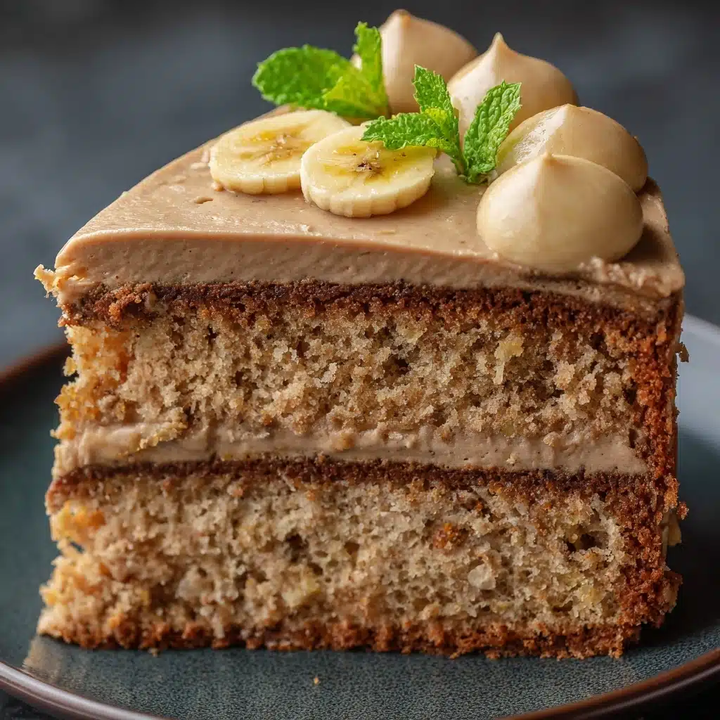 Peanut Butter Banana Cake Recipe - Recipe Image