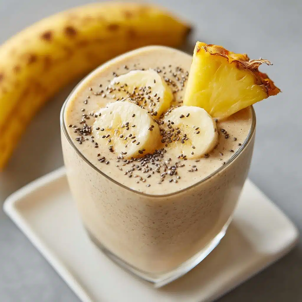 Pineapple and Banana Smoothie Recipe - Recipe Image