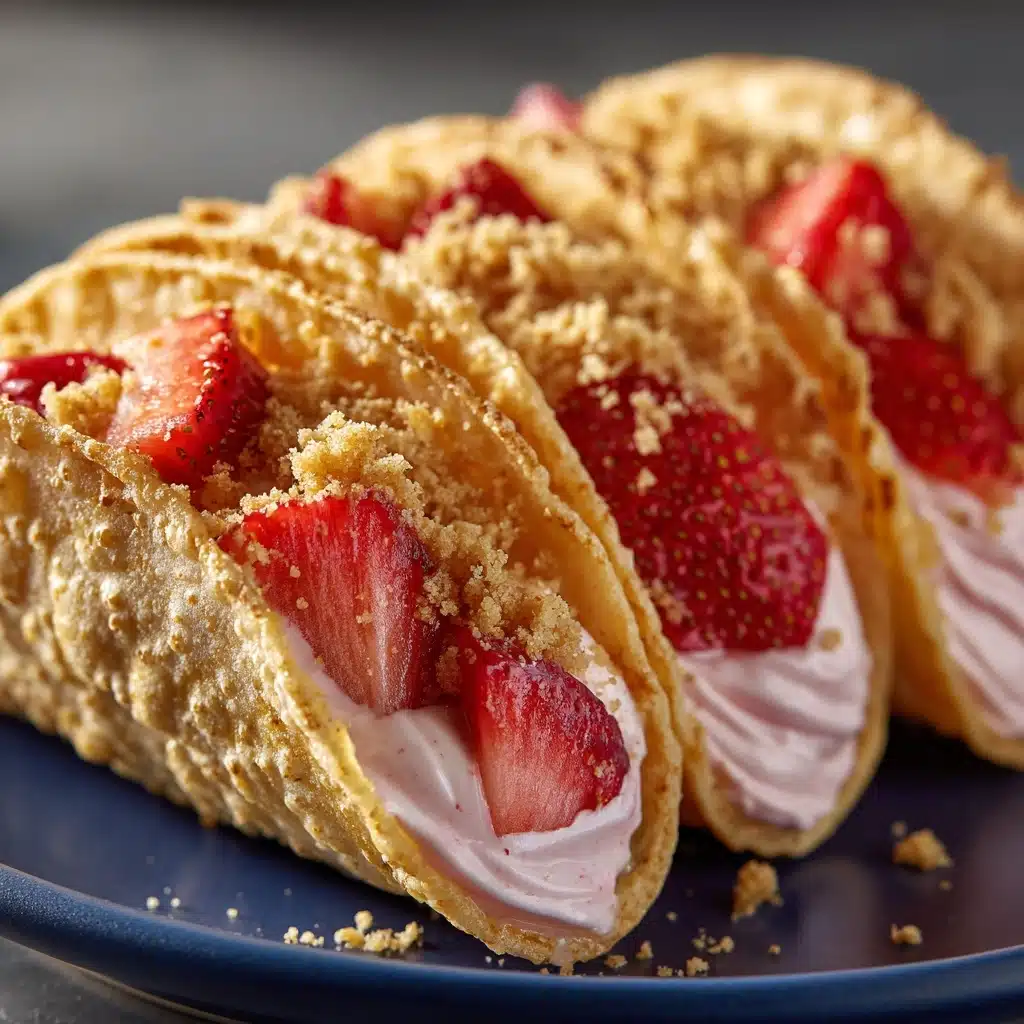 Strawberry Crunch Cheesecake Tacos Recipe - Recipe Image