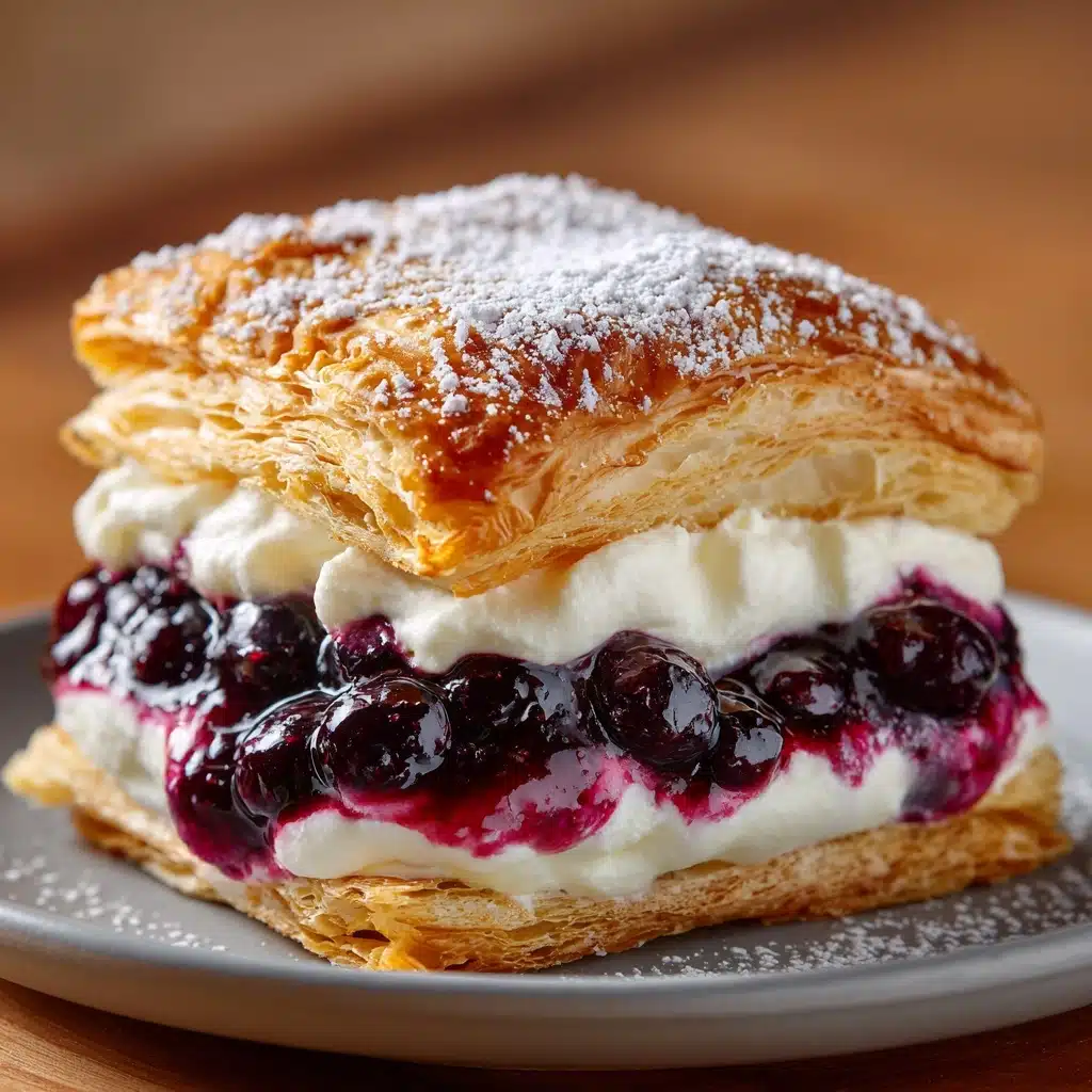 Berries and Cream Filled Croissants Recipe