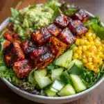 BBQ Chicken Skewer Salad Recipe
