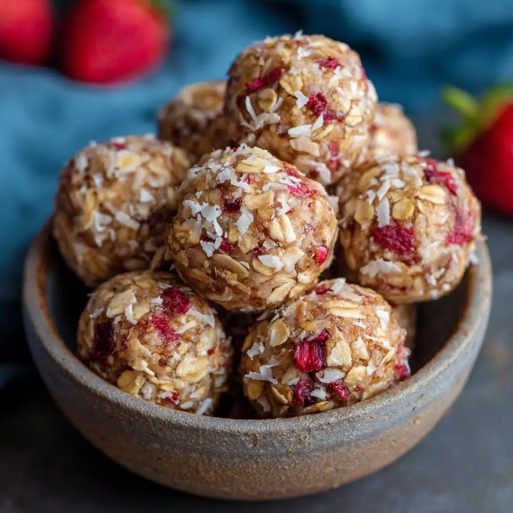 Strawberry Protein Balls Recipe - Recipe Image