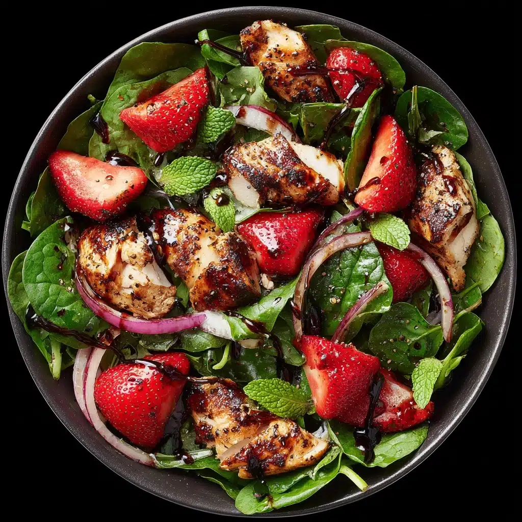 Strawberry Chicken Salad with Balsamic Dressing Recipe - Recipe Image