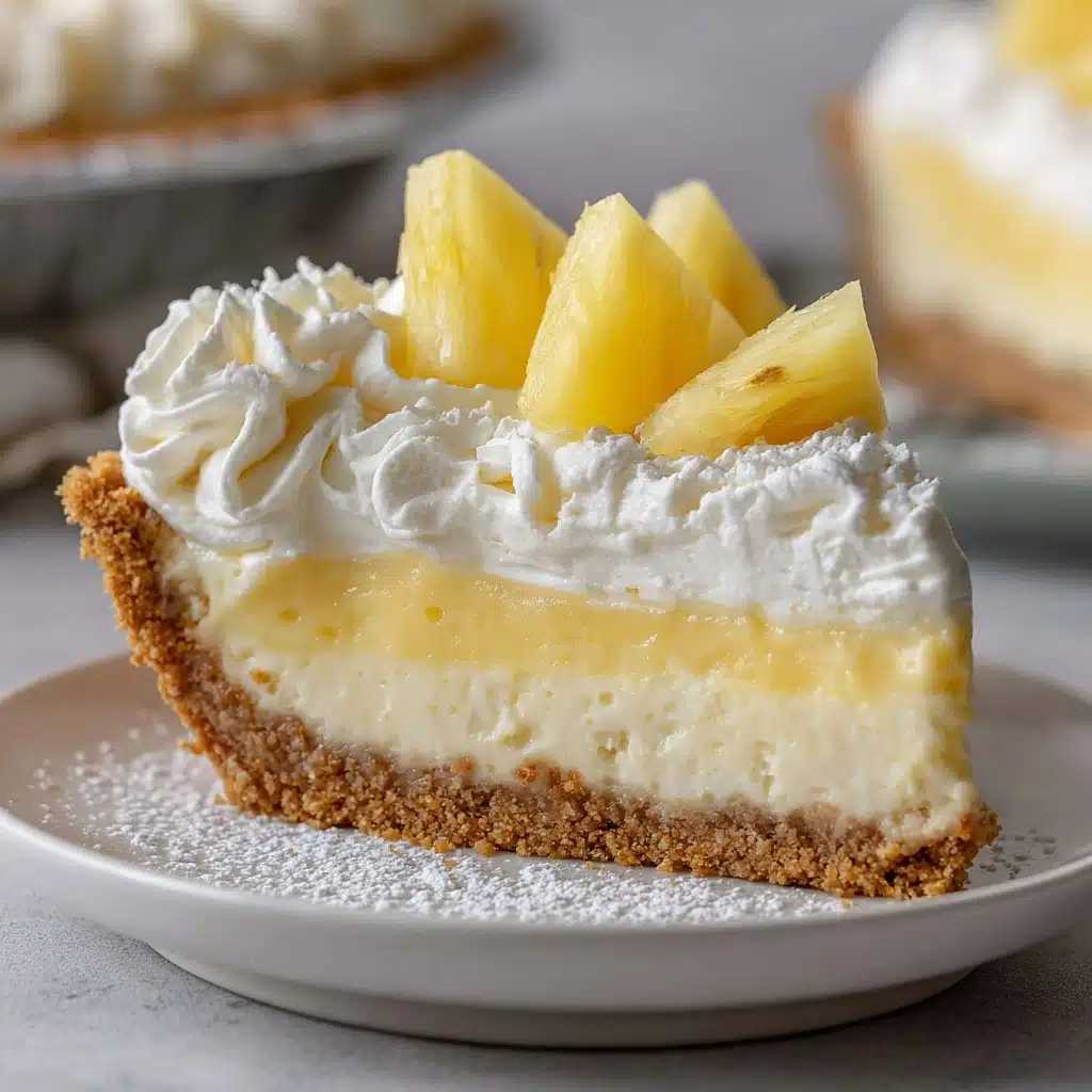 Pineapple Right Side Up Cheesecake Recipe - Recipe Image